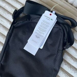 Lacoste Men's Black Belt Bag